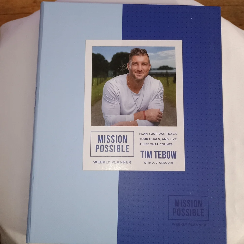 Mission Possible Weekly Planner By Tim Tebow